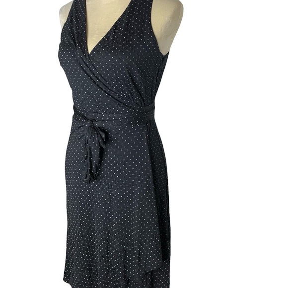 LOFT Polka Dot Wrap Dress - Picture 5 of 5